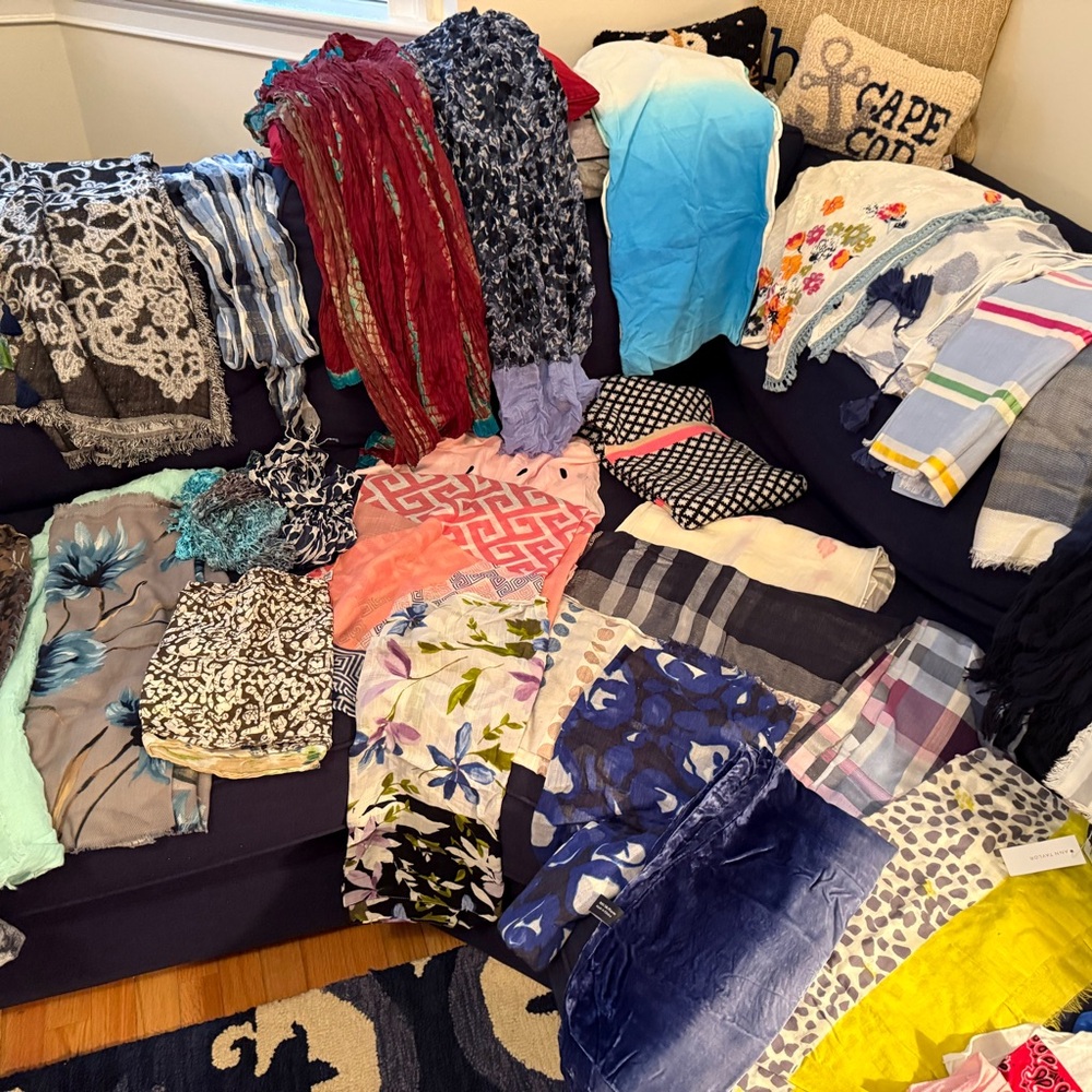 Colorful Assorted Scarves Collection - Picture 2 of 2